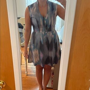 Elegant Blue/Purple/Grey Mini Dress